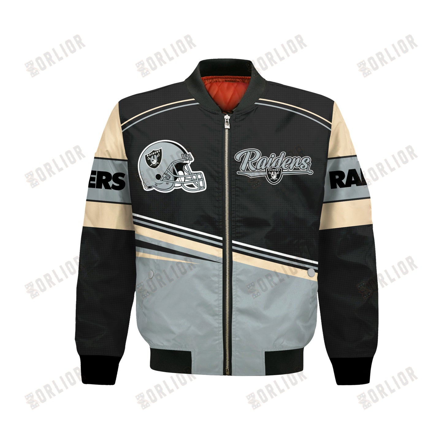 Las Vegas Raiders Football Team 2024- 25 Dare To Be Different Bomber Jacket