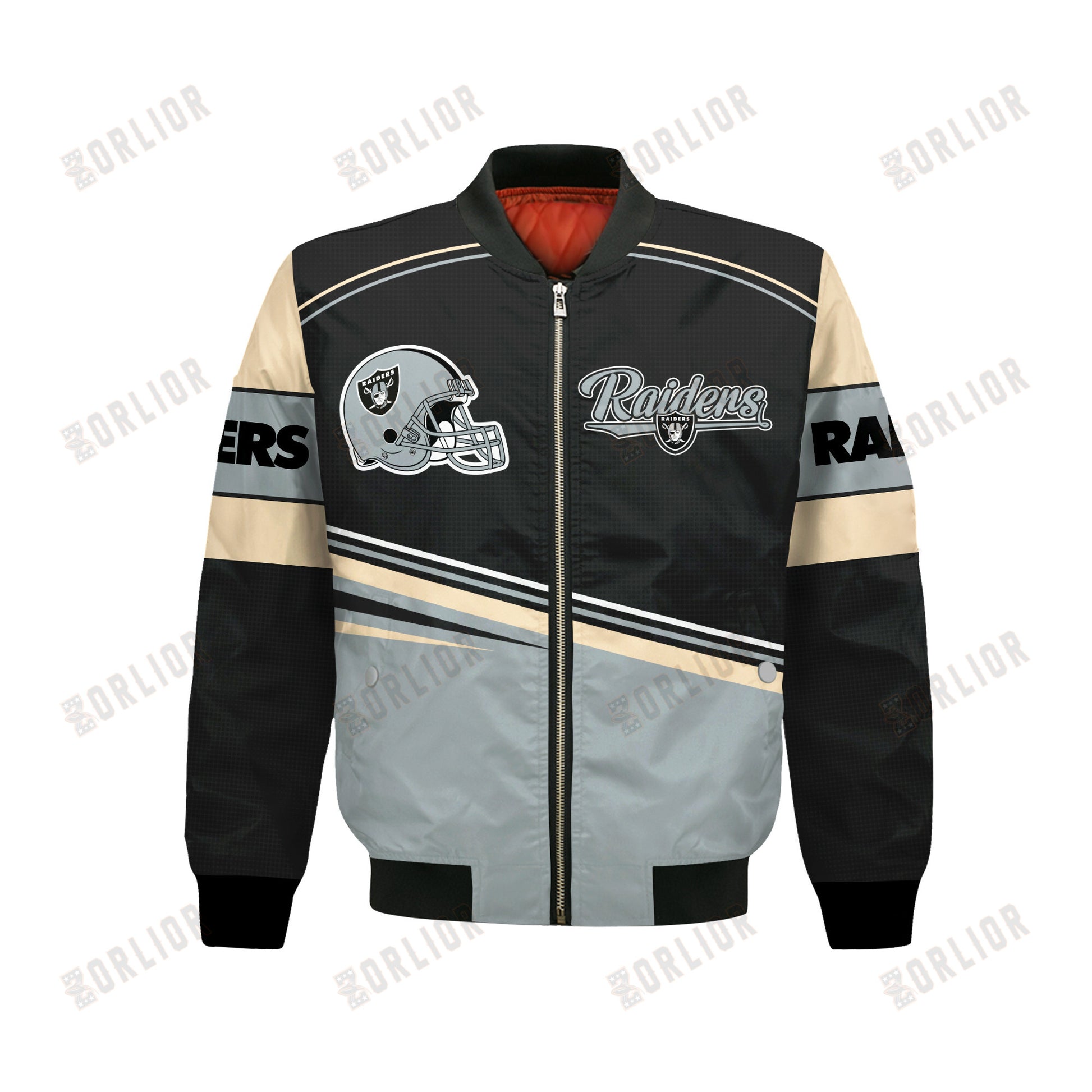Las Vegas Raiders Football Team 2024- 25 Dare To Be Different Bomber Jacket