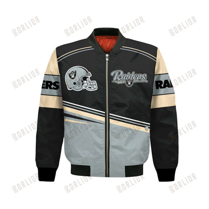 Las Vegas Raiders Football Team 2024- 25 Dare To Be Different Bomber Jacket