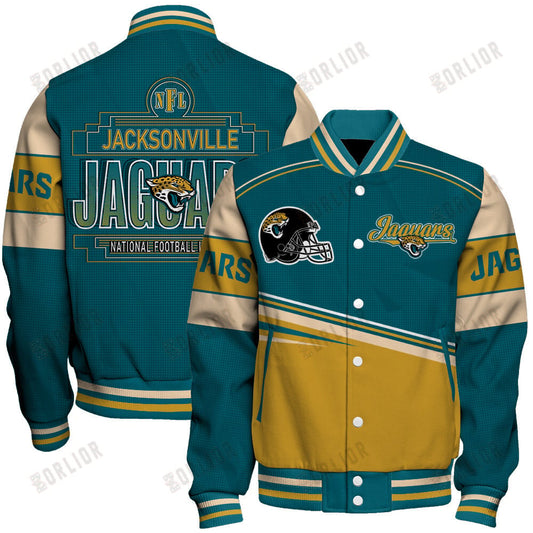 Jacksonville Jaguars Football Team 2024- 25 Dare To Be Different Unisex Varsity Jacket