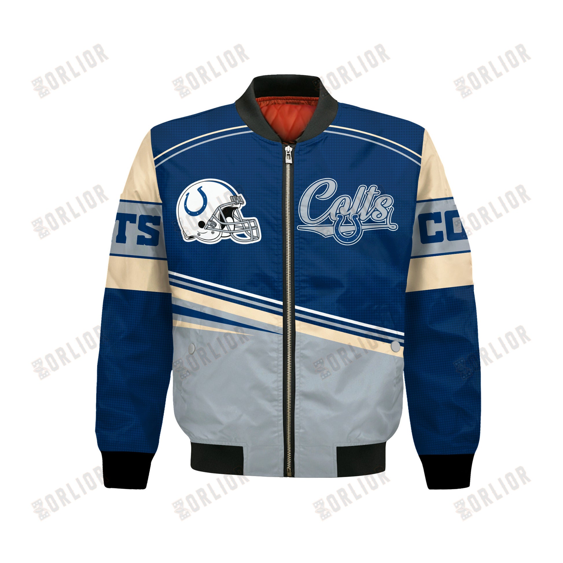 Indianapolis Colts Football Team 2024- 25 Dare To Be Different Bomber Jacket
