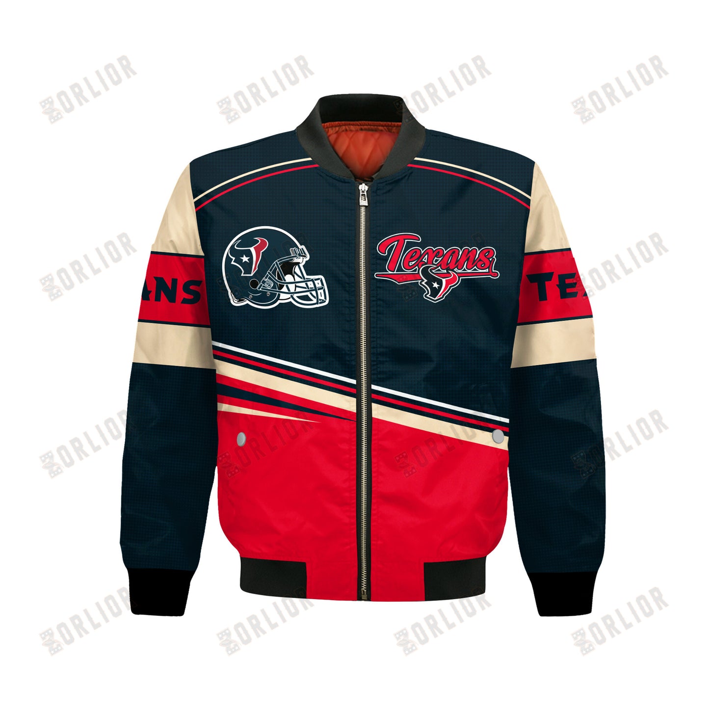 Houston Texans Football Team 2024- 25 Dare To Be Different Bomber Jacket