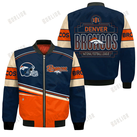 Denver Broncos Football Team 2024- 25 Dare To Be Different Bomber Jacket