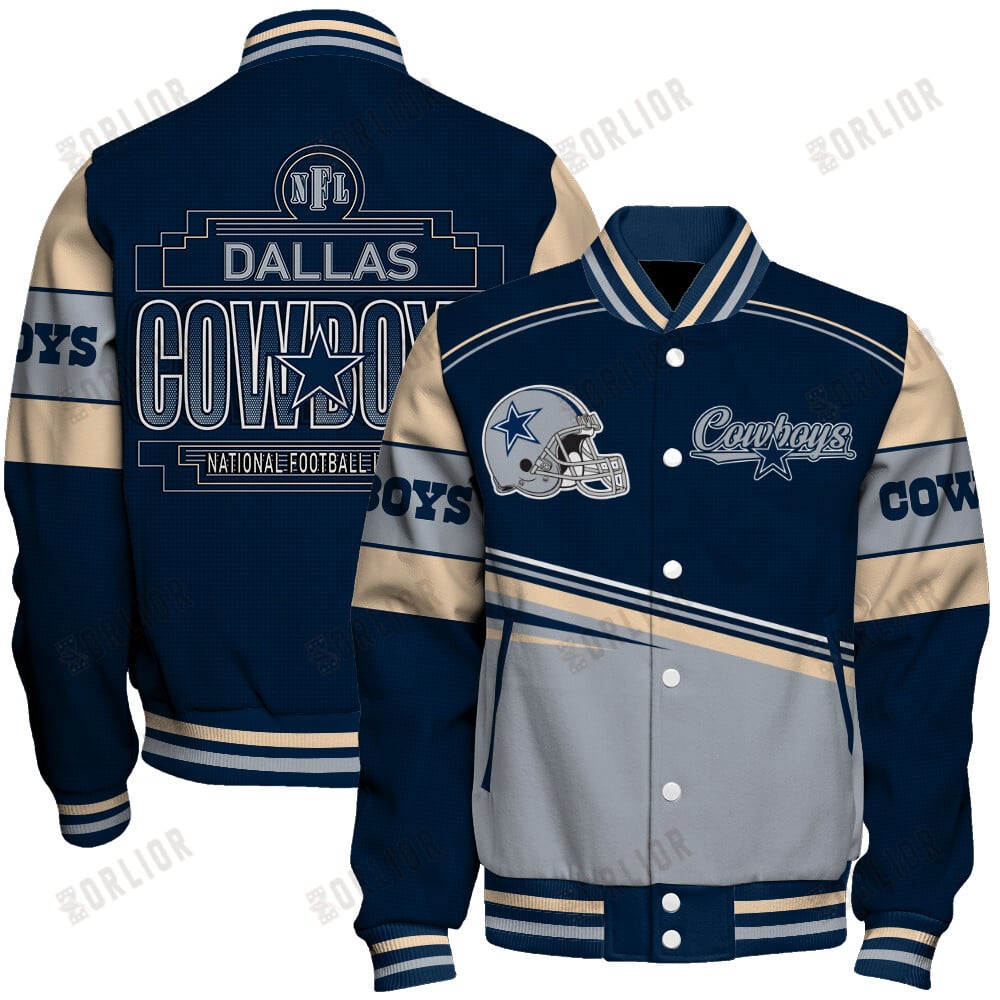 Dallas Cowboys Football Team 2024- 25 Dare To Be Different Unisex Varsity Jacket