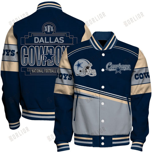 Dallas Cowboys Football Team 2024- 25 Dare To Be Different Unisex Varsity Jacket