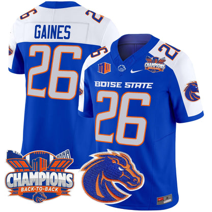 Boise State Broncos 2024 Back To Back Champions Vapor Limited Jersey - All Stitched