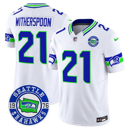 Seahawks 2024 Seattle Est. 1976 Patch Vapor Limited Jersey - All Stitched