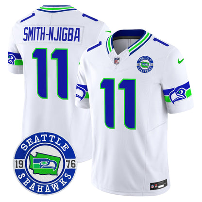 Seahawks 2024 Seattle Est. 1976 Patch Vapor Limited Jersey - All Stitched