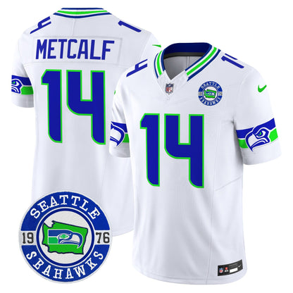 Seahawks 2024 Seattle Est. 1976 Patch Vapor Limited Jersey - All Stitched