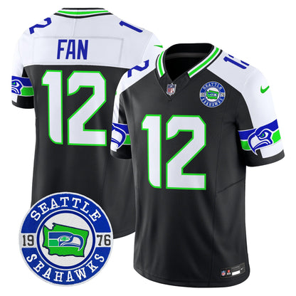 Seahawks 2024 Seattle Est. 1976 Patch Vapor Limited Jersey - All Stitched