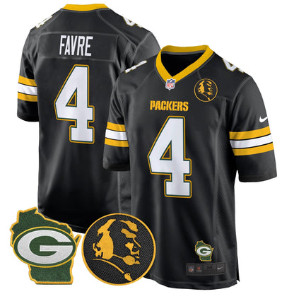 Packers John Madden & Home Patch Game Jersey - All Stitched