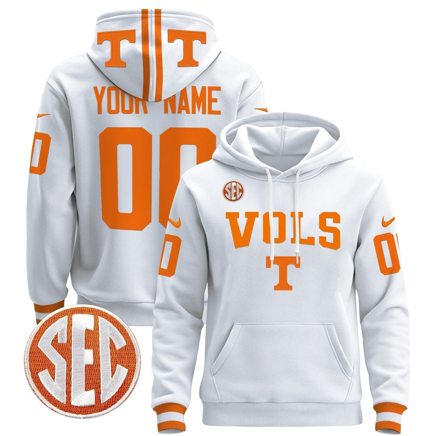 Tennessee Volunteers 2024 Custom Pullover Hoodie V3