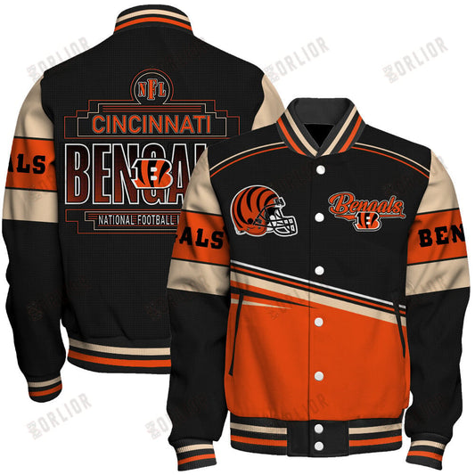 Cincinnati Bengals Football Team 2024- 25 Dare To Be Different Unisex Varsity Jacket