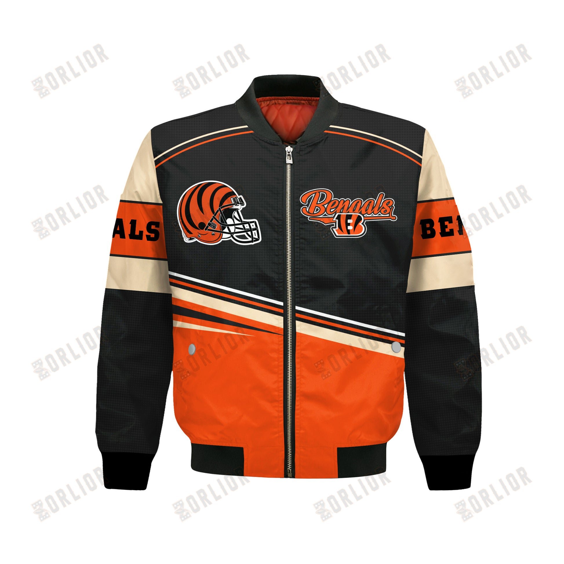 Cincinnati Bengals Football Team 2024- 25 Dare To Be Different Bomber Jacket