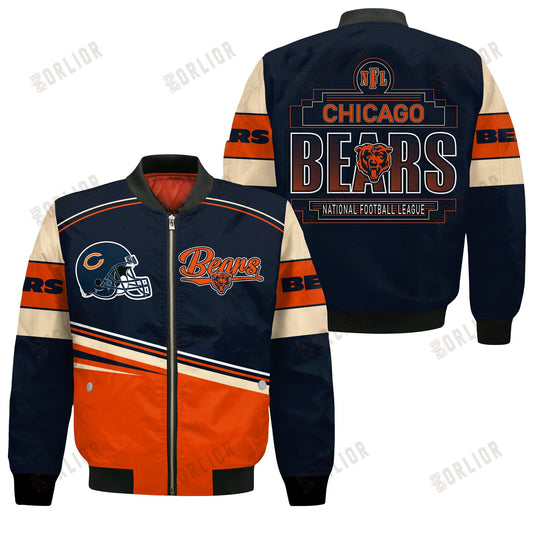 Chicago Bears Football Team 2024- 25 Dare To Be Different Bomber Jacket