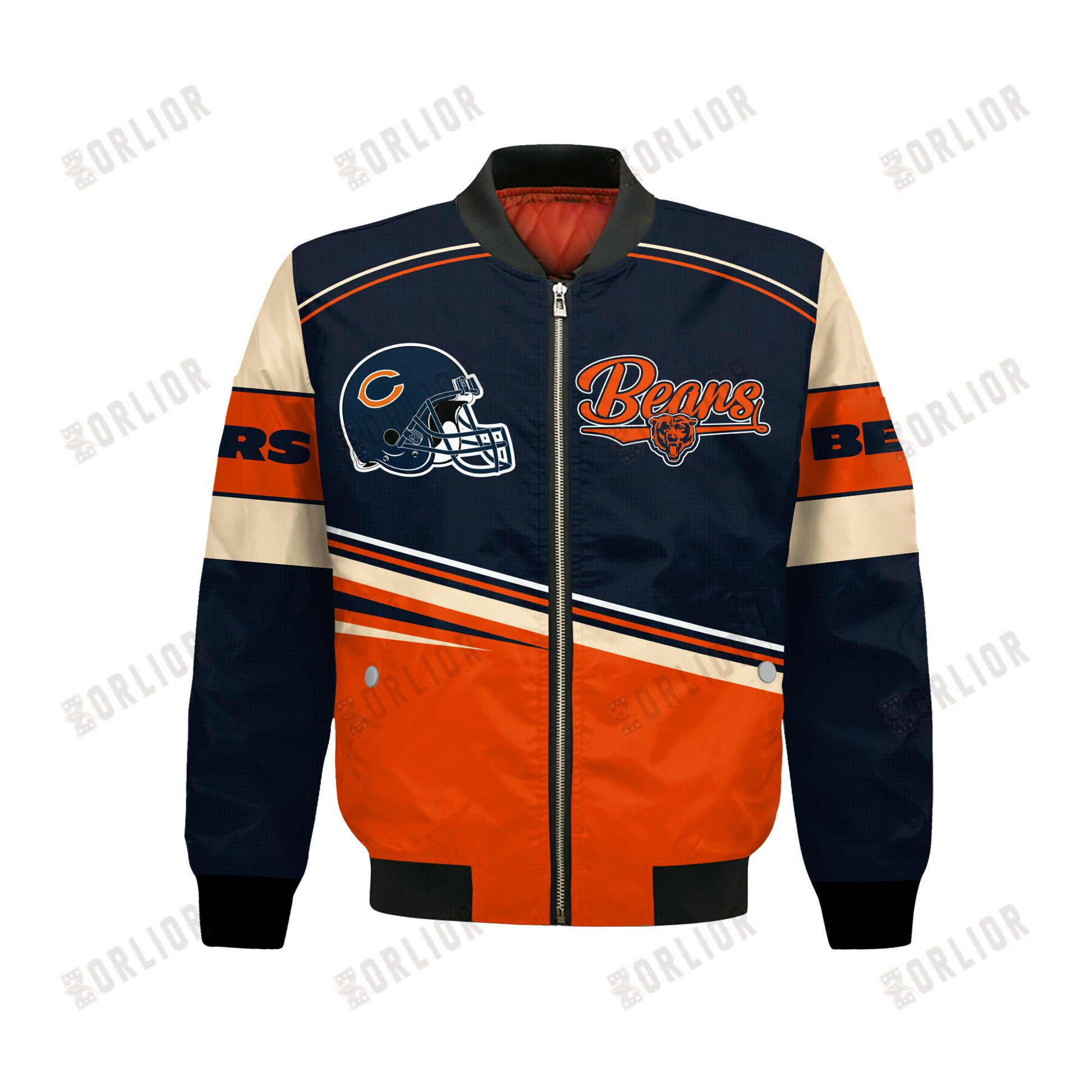 Chicago Bears Football Team 2024- 25 Dare To Be Different Bomber Jacket