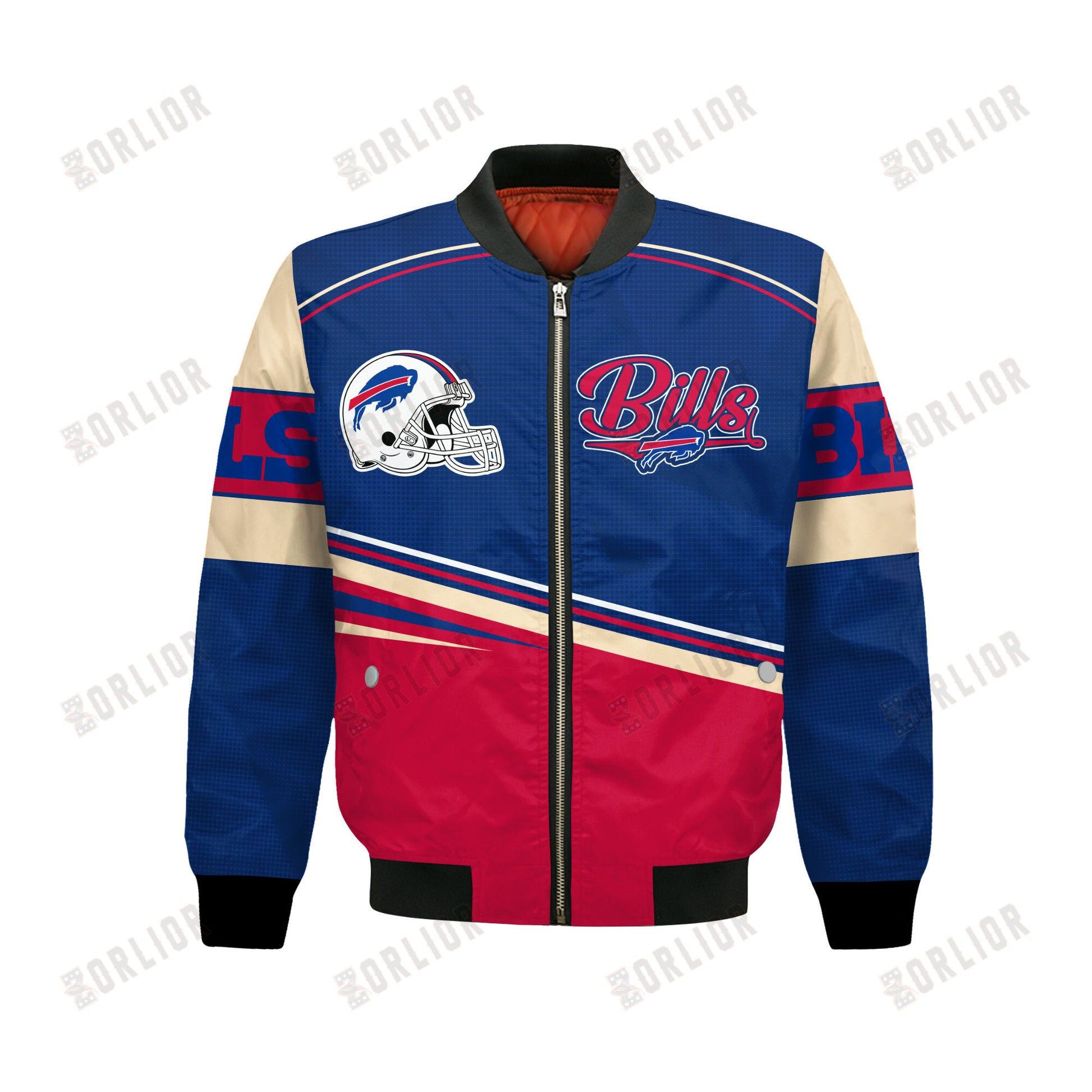 Buffalo Bills Football Team 2024- 25 Dare To Be Different Bomber Jacket