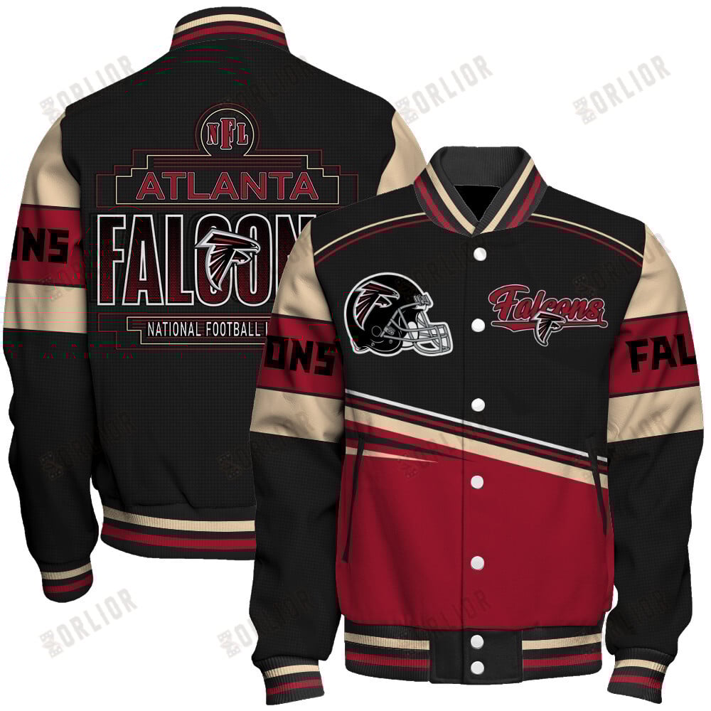 Atlanta Falcons Football Team 2024- 25 Dare To Be Different Unisex Varsity Jacket