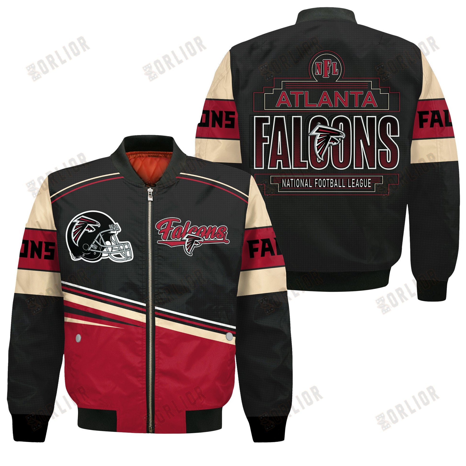 Atlanta Falcons Football Team 2024- 25 Dare To Be Different Bomber Jacket