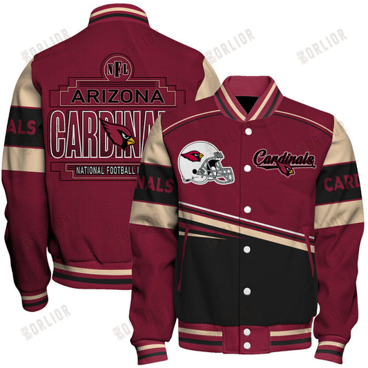 Arizona Cardinals Football Team 2024- 25 Dare To Be Different Unisex Varsity Jacket