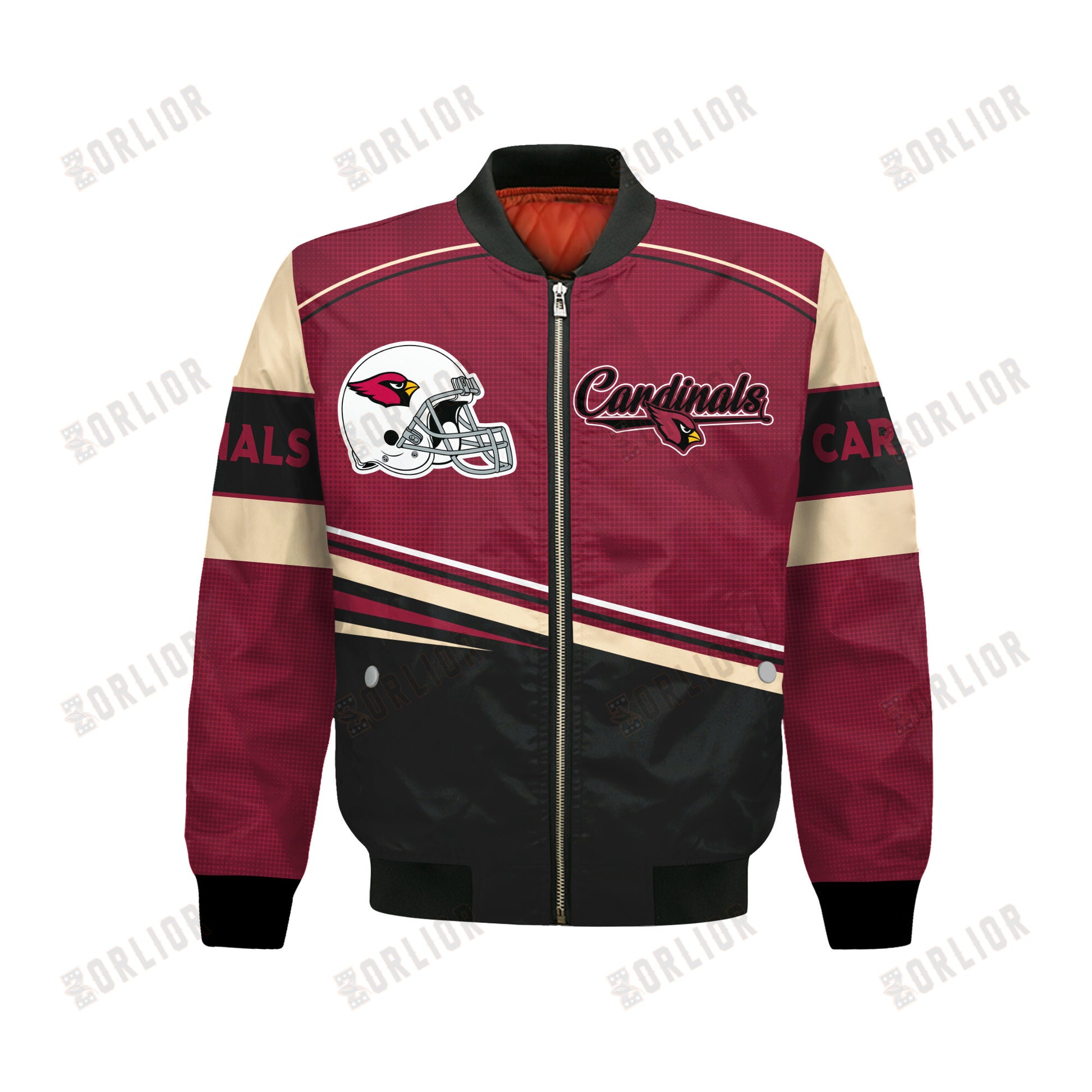 Arizona Cardinals Football Team 2024- 25 Dare To Be Different Bomber Jacket