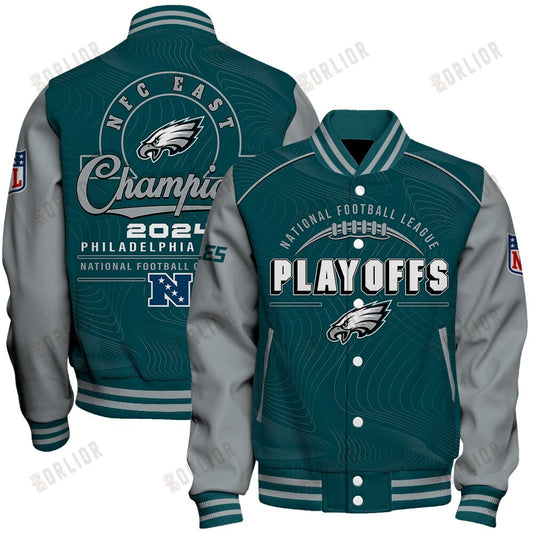 Philadelphia Eagles Football 2024- 25 Our Honor, Our Faith Unisex Varsity Jacket