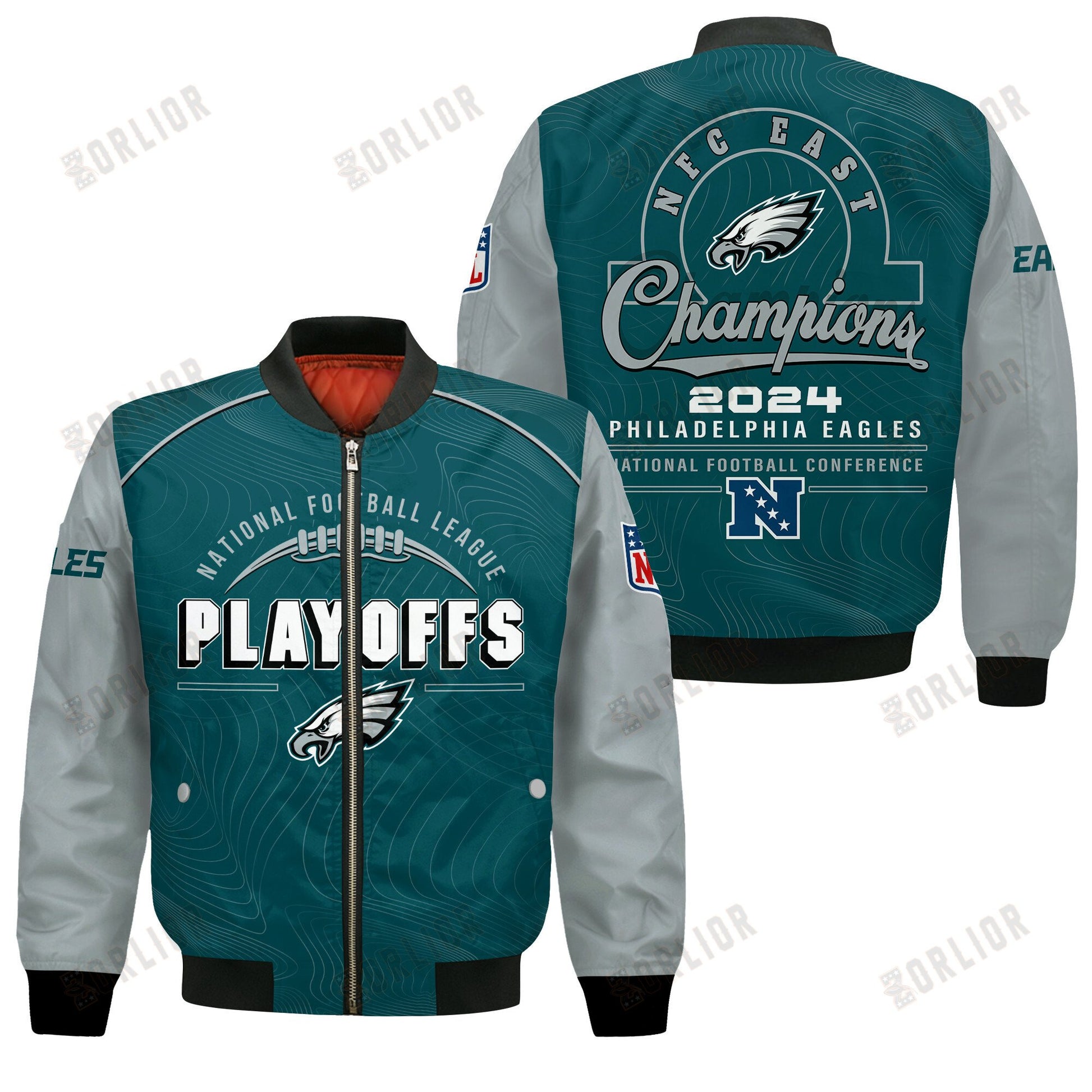 Philadelphia Eagles Football 2024- 25 Our Honor, Our Faith Bomber Jacket