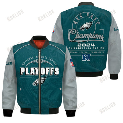 Philadelphia Eagles Football 2024- 25 Our Honor, Our Faith Bomber Jacket