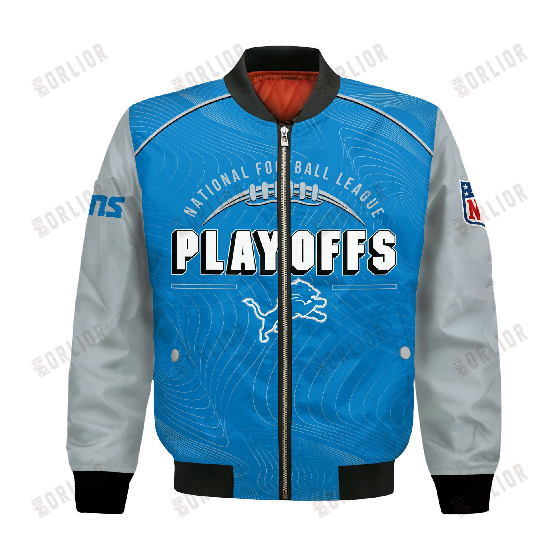 Detroit Lions Football 2024- 25 Our Honor, Our Faith Bomber Jacket