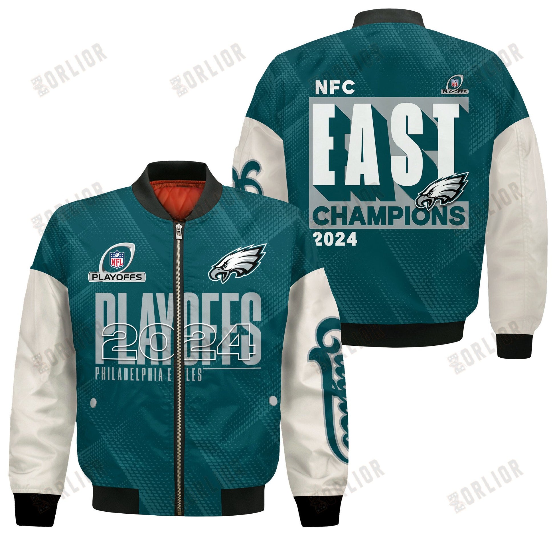 Philadelphia Eagles NFC EAST Champions 2024 Bomber Jacket