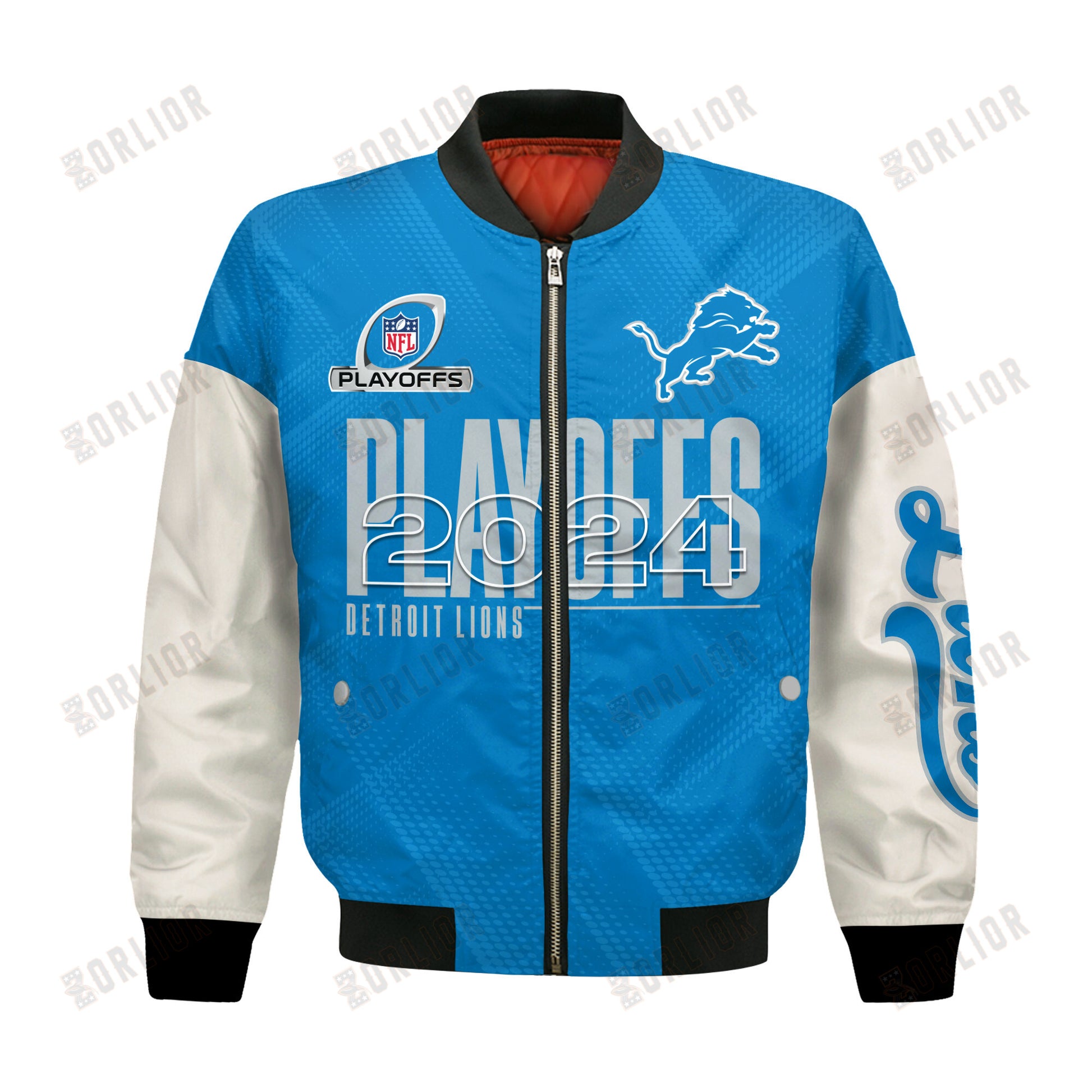 Detroit Lions NFC NORTH Champions 2024 Bomber Jacket