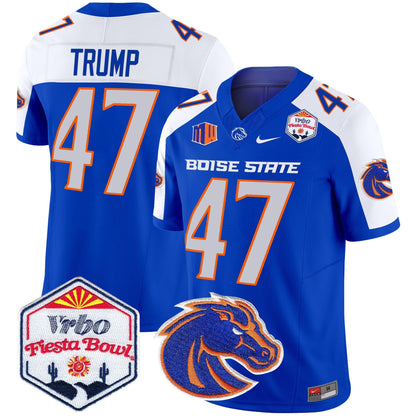 Boise State Broncos 2025 The Fiesta Bowl Patch Vapor Limited Jersey - All Stitched