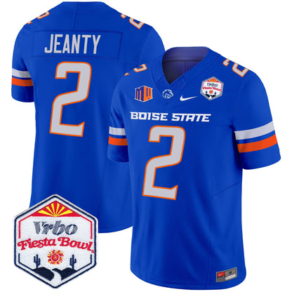 Boise State Broncos 2025 The Fiesta Bowl Patch Vapor Limited Jersey - All Stitched