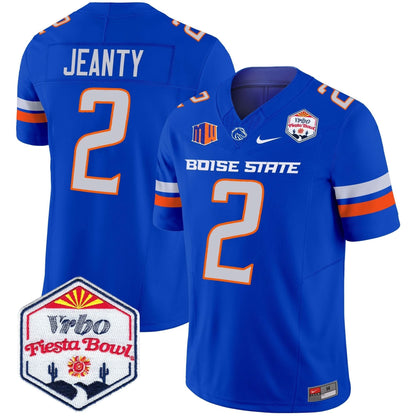Boise State Broncos 2024 The Fiesta Bowl Patch Vapor Limited Jersey - All Stitched
