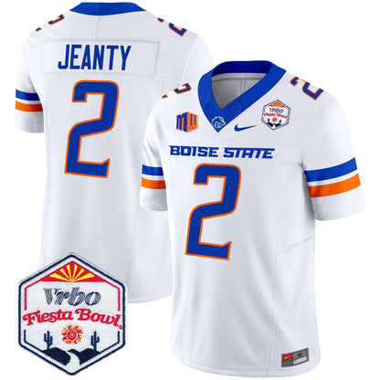 Boise State Broncos 2025 The Fiesta Bowl Patch Vapor Limited Jersey - All Stitched