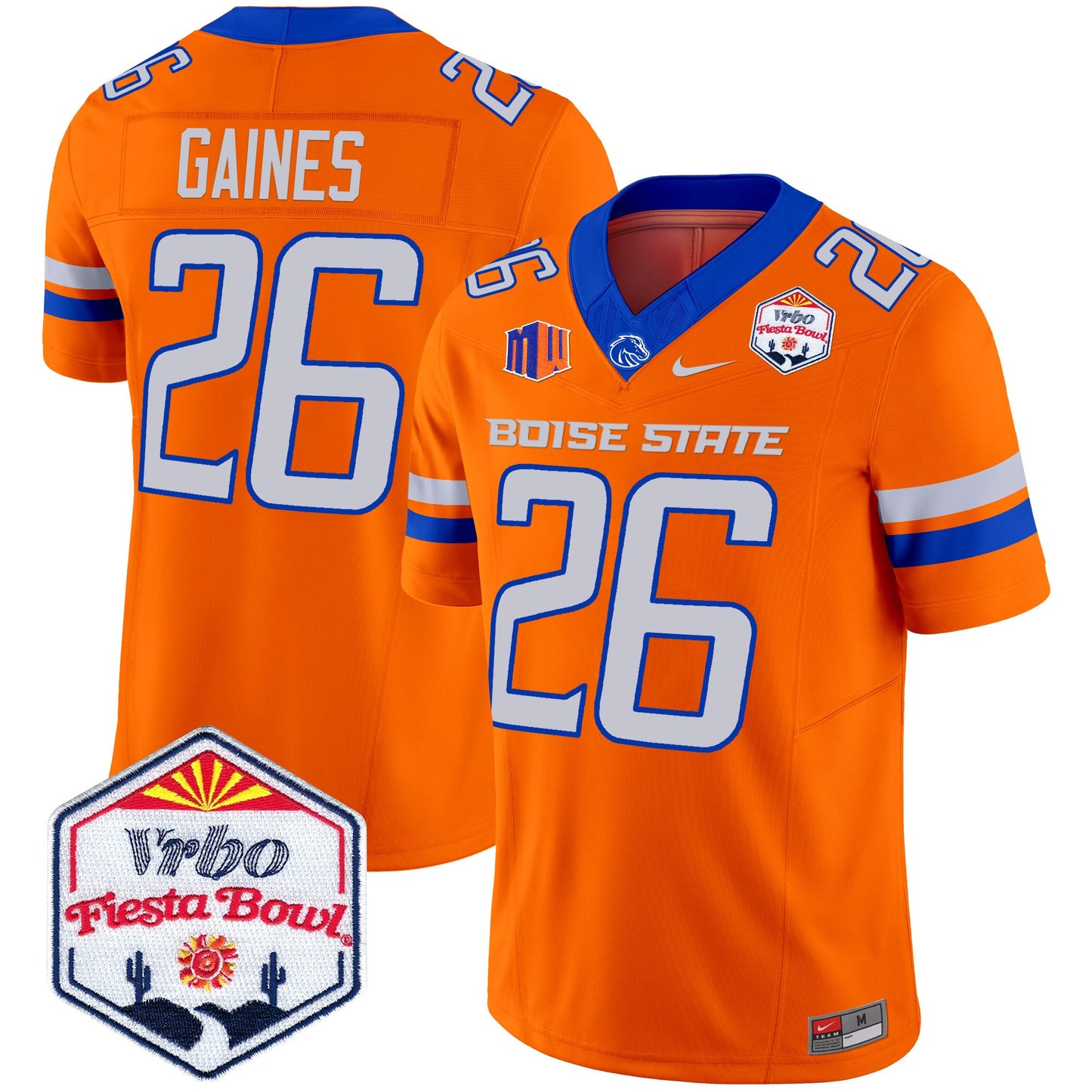 Boise State Broncos 2025 The Fiesta Bowl Patch Vapor Limited Jersey - All Stitched