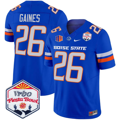 Boise State Broncos 2024 The Fiesta Bowl Patch Vapor Limited Jersey - All Stitched