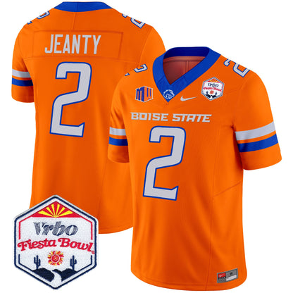 Boise State Broncos 2025 The Fiesta Bowl Patch Vapor Limited Jersey - All Stitched