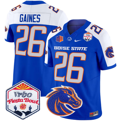 Boise State Broncos 2025 The Fiesta Bowl Patch Vapor Limited Jersey - All Stitched