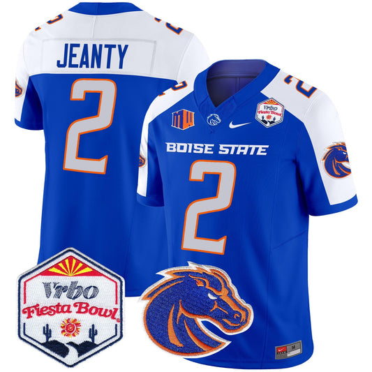 Boise State Broncos 2025 The Fiesta Bowl Patch Vapor Limited Jersey - All Stitched