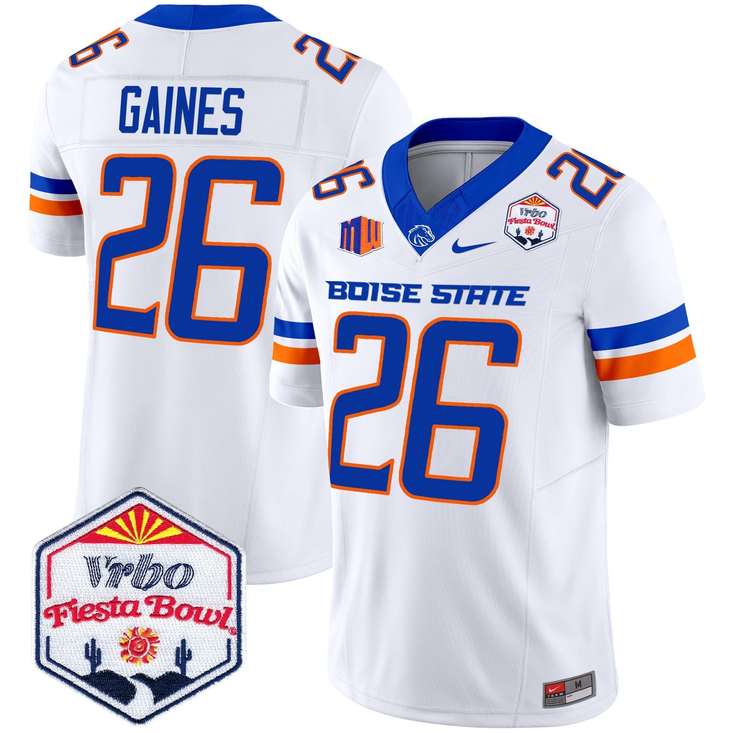 Boise State Broncos 2025 The Fiesta Bowl Patch Vapor Limited Jersey - All Stitched