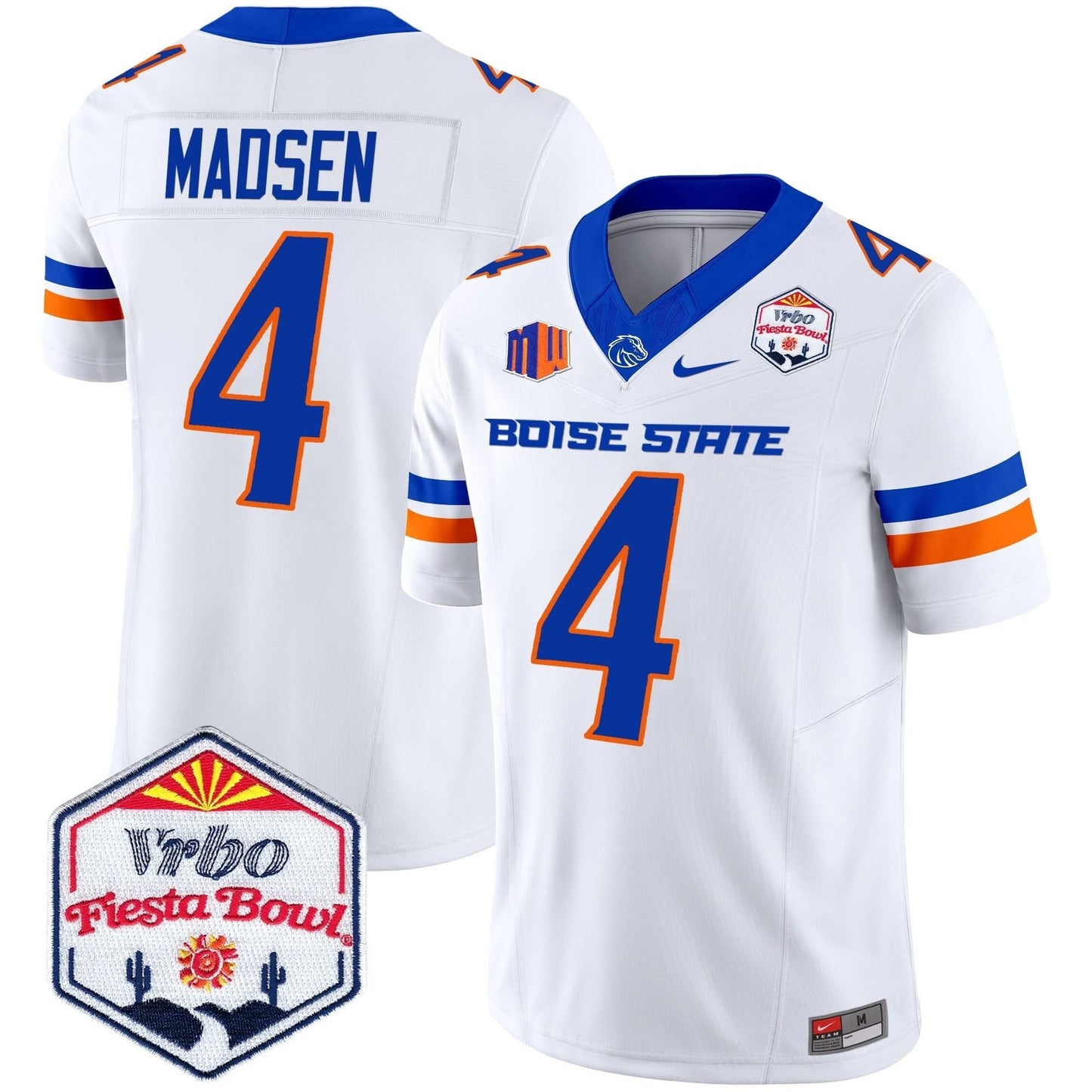 Boise State Broncos 2024 The Fiesta Bowl Patch Vapor Limited Jersey - All Stitched