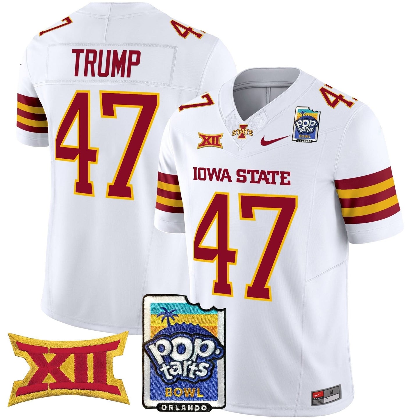 Iowa State Cyclones 2025 PopTarts Bowl Patch Vapor Limited Jersey - All Stitched