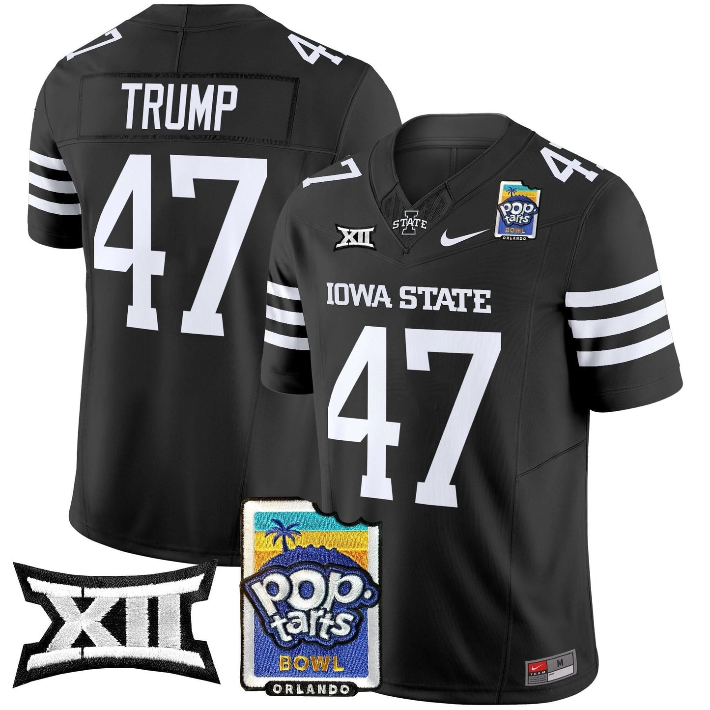 Iowa State Cyclones 2025 PopTarts Bowl Patch Vapor Limited Jersey - All Stitched