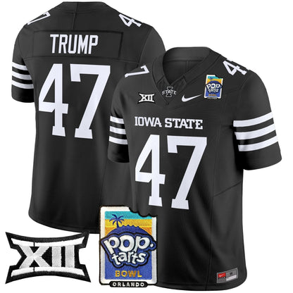 Iowa State Cyclones 2025 PopTarts Bowl Patch Vapor Limited Jersey - All Stitched