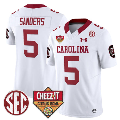 South Carolina Gamecocks 1980 Throwback Cheez-It Citrus Bowl Patch Vapor Limited Jersey - All Stitched