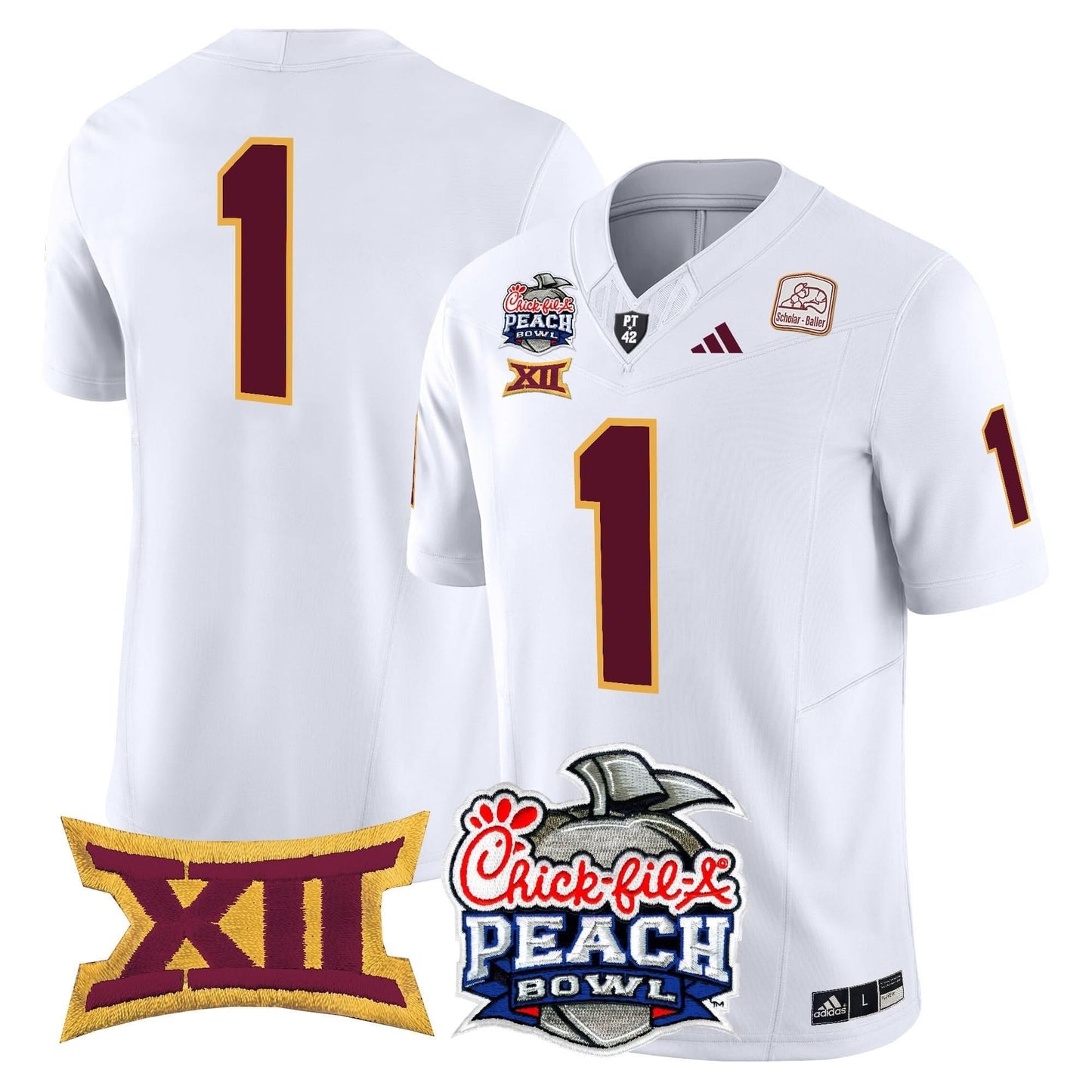 Arizona State Sun Devils 2025 Peach Bowl Vapor Limited Jersey - All Stitched