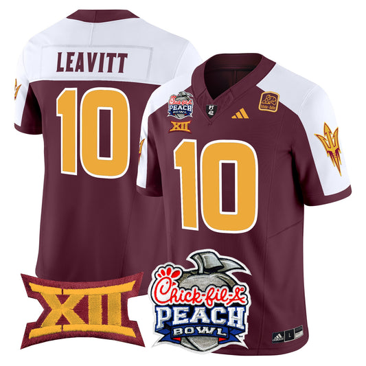 Arizona State Sun Devils 2025 Peach Bowl Vapor Limited Jersey - All Stitched