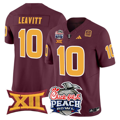 Arizona State Sun Devils 2025 Peach Bowl Vapor Limited Jersey - All Stitched