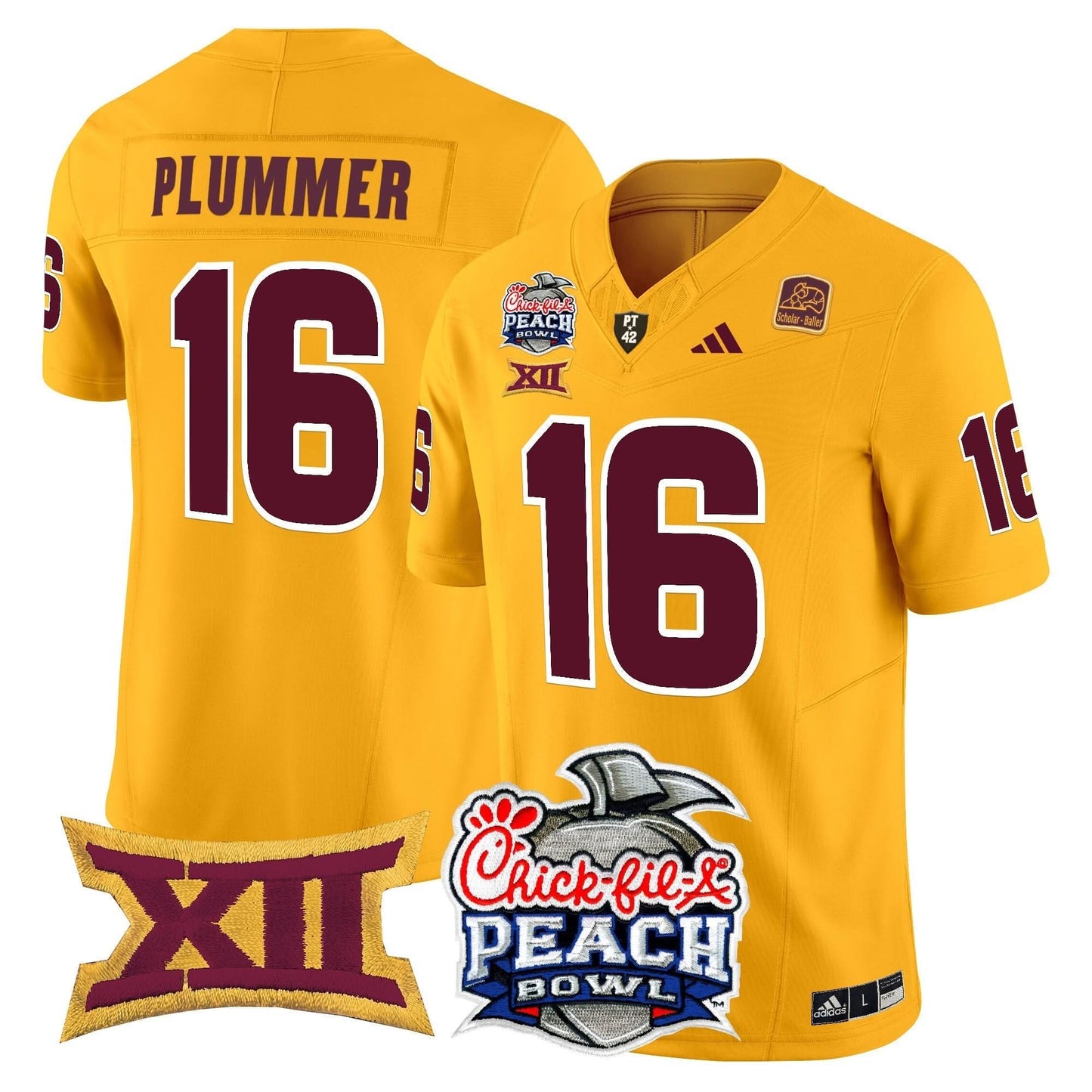 Arizona State Sun Devils 2025 Peach Bowl Vapor Limited Jersey - All Stitched